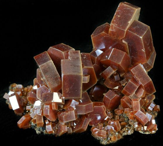 Large, Deep Red Vanadinite Crystals - Morocco #42150
